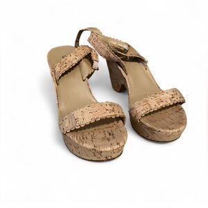 Van Eli Cork Platform Sandals